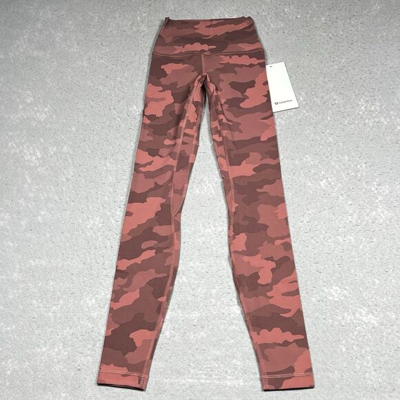 Lululemon Legging Womens Sz 0 Incognito Camo Multi Align Hi-Rise $98  Active NWT - Picture 1 of 12